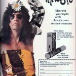 PRETTY FOR YOU ALICE COOPER’S UNISEX WHIPLASH MASCARA, 1973