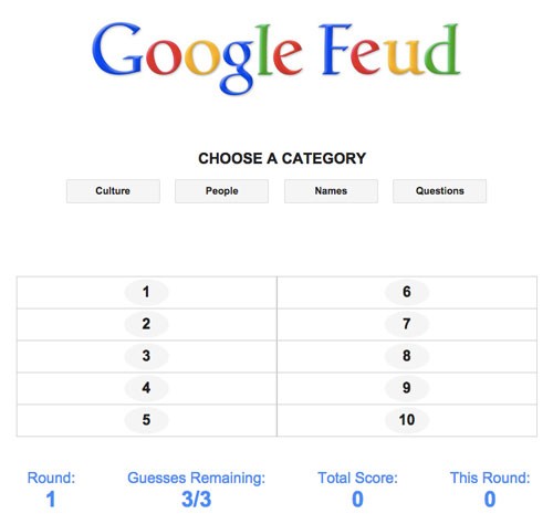 Google Feud Will Take The Rest Of Your Free Time Away - That Eric