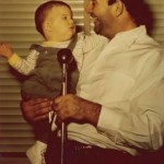 9. Joey Ramone with his father