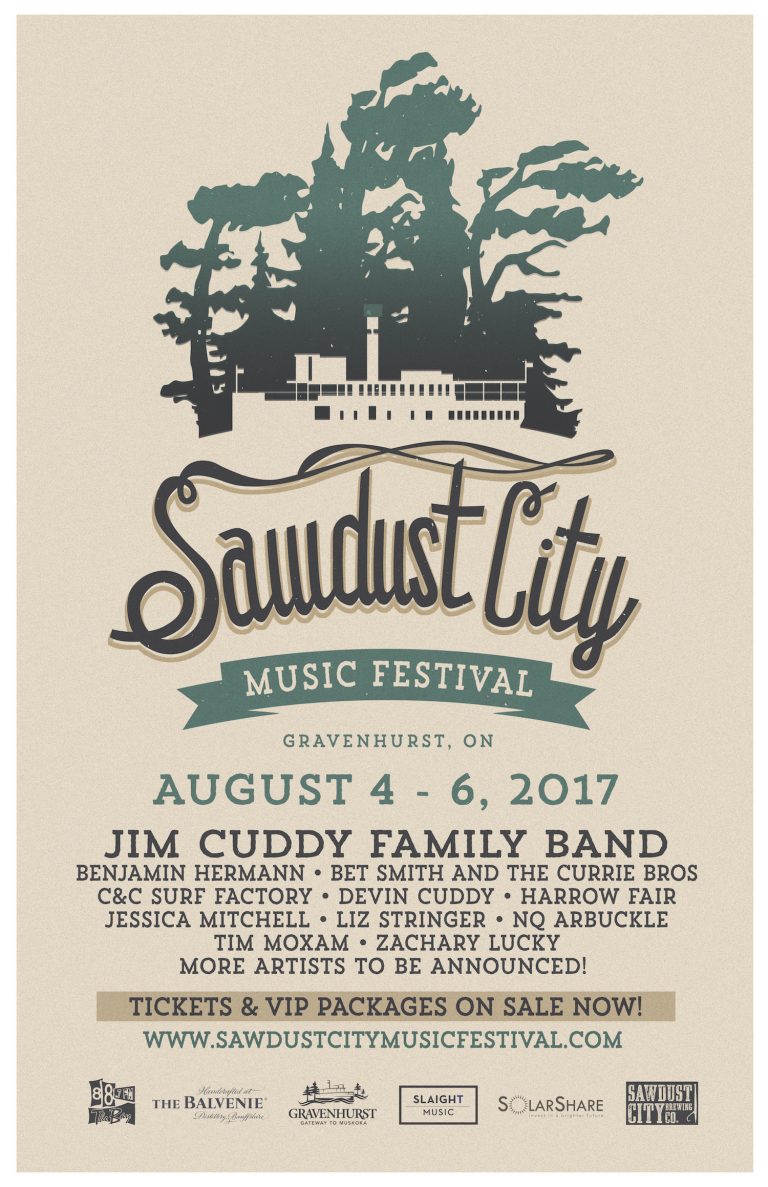 Sawdust City Music Festival Coming To Gravenhurst, Ontario August 46