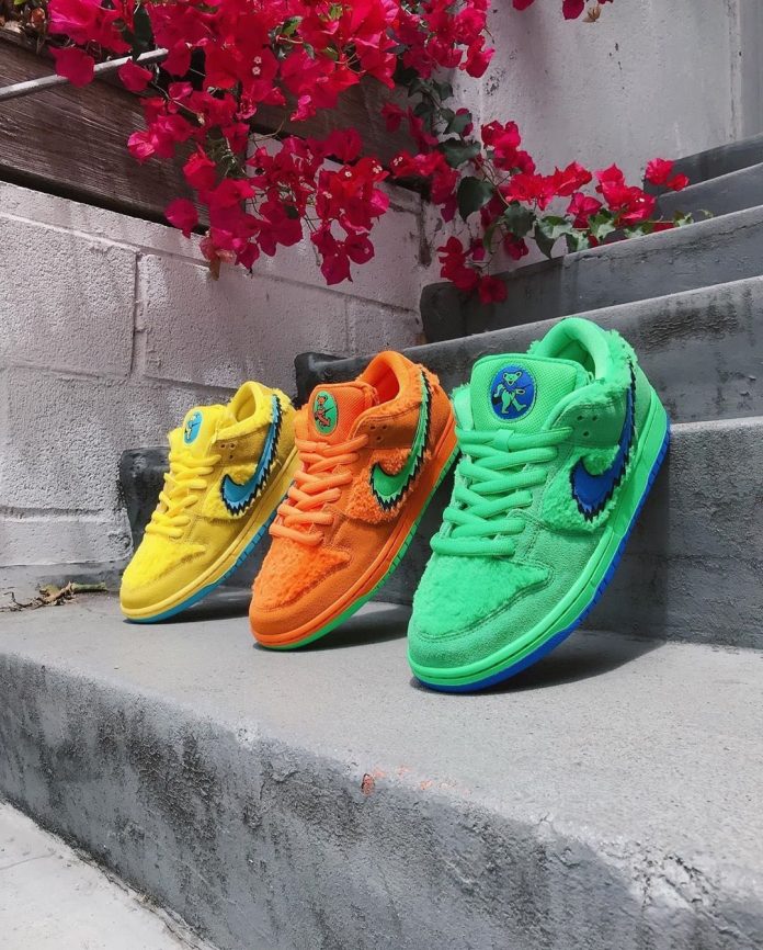 Nike and Grateful Dead Release Fuzzy SB 