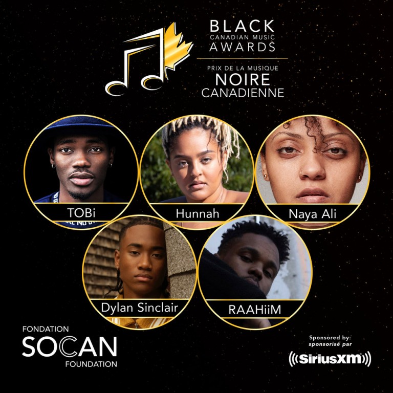 SOCAN Foundation Announces Winners of Firstever SiriusXM Black