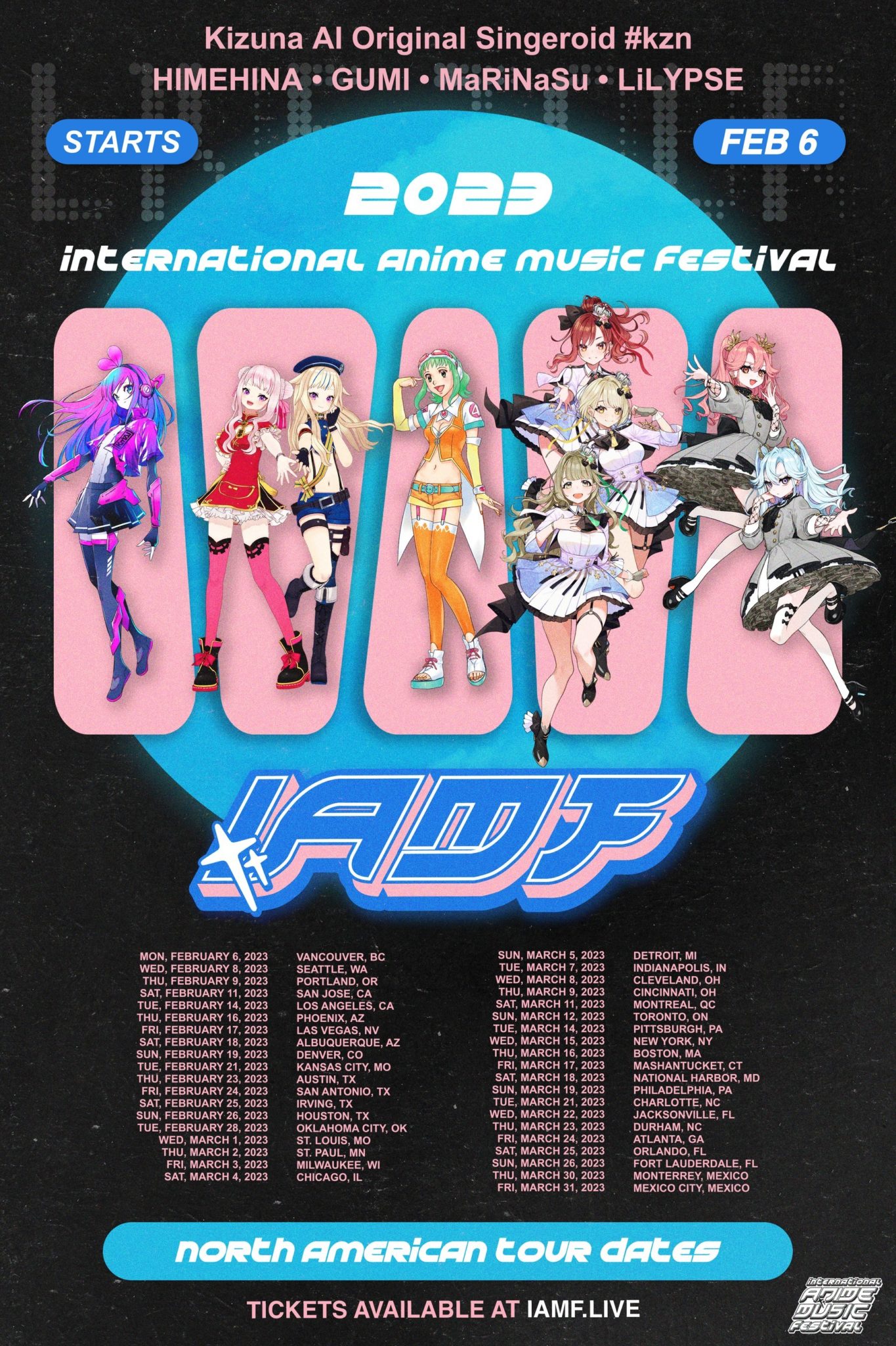 International Anime Music Festival Announces 2023 North American Tour