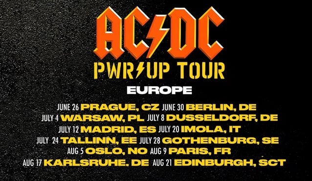 AC/DC Unleash 2025 ‘Power Up’ European Tour With 12 Stadium Shows