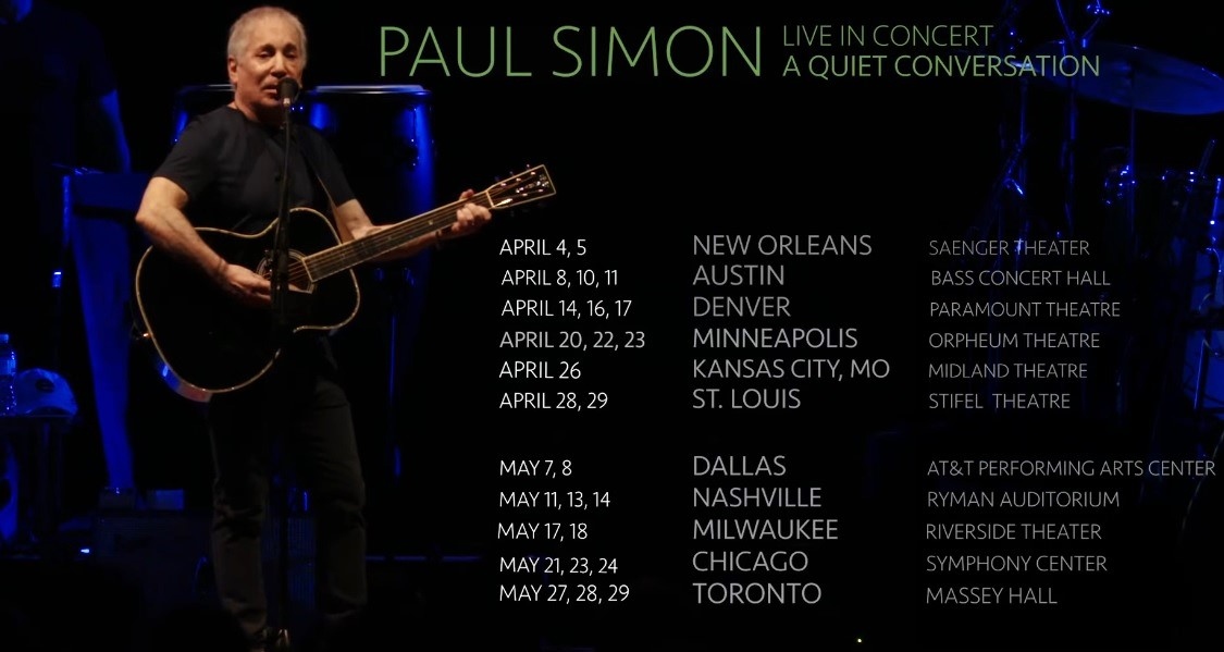 Paul Simon Announces “A Quiet Celebration Tour” With Intimate 2025